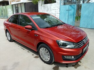 2016 Volkswagen Polo V Рестайлинг, оранжевый, 950000 рублей, вид 4