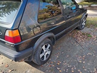 1991 Volkswagen Golf II, чёрный, 300000 рублей, вид 4