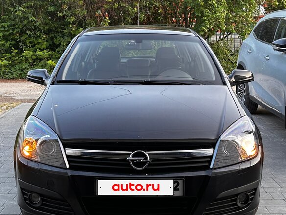 2007 Opel Astra H, чёрный - вид 3