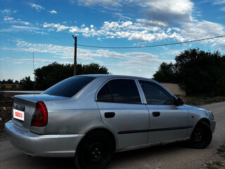 2005 Hyundai Accent ТагАЗ II, серебристый, 200000 рублей, вид 4