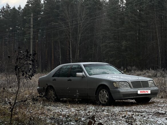 1994 Mercedes-Benz S-Класс 350 III (W140) Рестайлинг, серый, 520000 рублей - вид 1