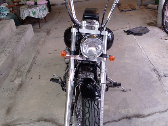 2003 Yamaha XVS1100, чёрный, 500000 рублей - вид 5