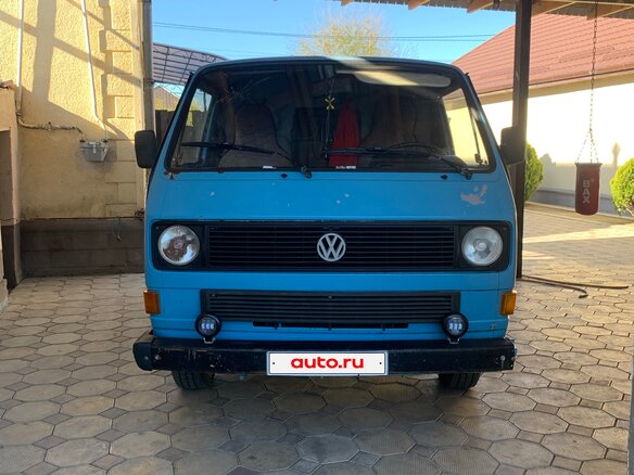 1990 Volkswagen Transporter T3, голубой, 400000 рублей