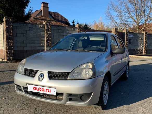 2007 Renault Symbol I Рестайлинг 2, серый, 169000 рублей - вид 1