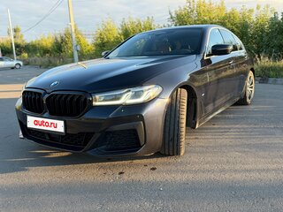 2021 BMW 5 серии 520i VII (G30/G31/G38) Рестайлинг, синий, 4700000 рублей, вид 2