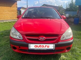 2007 Hyundai Getz I Рестайлинг, красный, 400000 рублей, вид 3