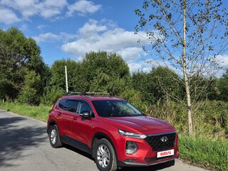 2018 Hyundai Santa Fe IV, оранжевый, 2500000 рублей, вид 4