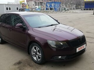 2014 Skoda Superb DSG II Рестайлинг, пурпурный, 850000 рублей, вид 1