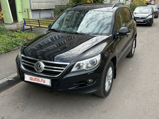 2009 Volkswagen Tiguan I, чёрный, 1350000 рублей, вид 1