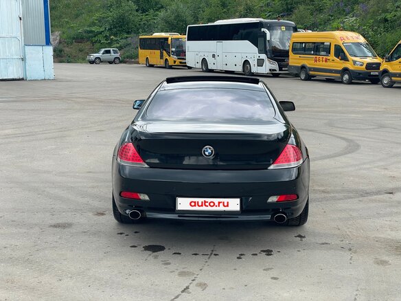 2004 BMW 6 серии 645i II (E63/E64), чёрный, 750000 рублей - вид 7