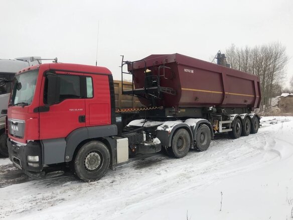2011 MAN TGS, красный, 3500000 рублей - вид 1