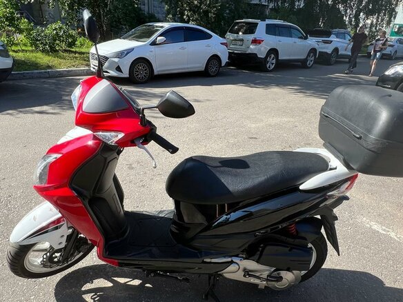 2012 Sym Jet 4 125, красный, 86500 рублей - вид 7