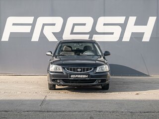 2007 Hyundai Accent ТагАЗ II, чёрный, 429000 рублей, вид 3