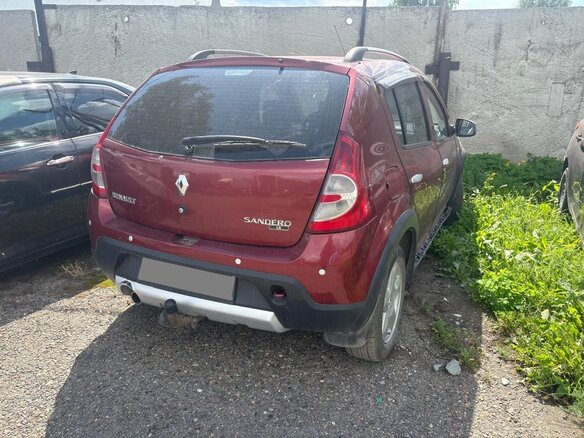 2012 Renault Sandero Stepway I, красный, 297000 рублей - вид 1