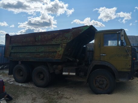 1994 КамАЗ 5511, зелёный, 350000 рублей, вид 2