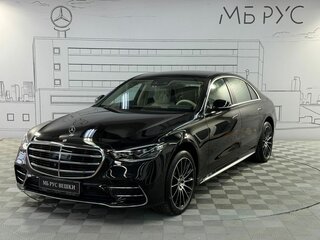 2021 Mercedes-Benz S-Класс 450 Long 4MATIC VII (W223), чёрный, 19200000 рублей, вид 1