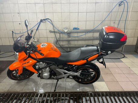 2007 Kawasaki ER-6N, оранжевый, 299999 рублей, вид 5