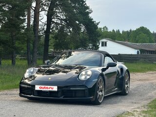 2020 Porsche 911 Turbo S VIII (992), чёрный, 18500000 рублей, вид 4