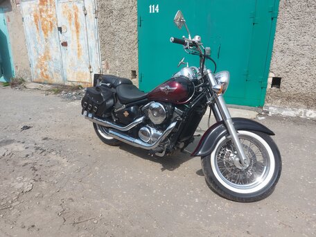 1996 Kawasaki VN800 Vulcan, красный, 430000 рублей, вид 3