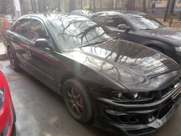 1999 Mitsubishi Galant VR-4 VIII Рестайлинг, чёрный