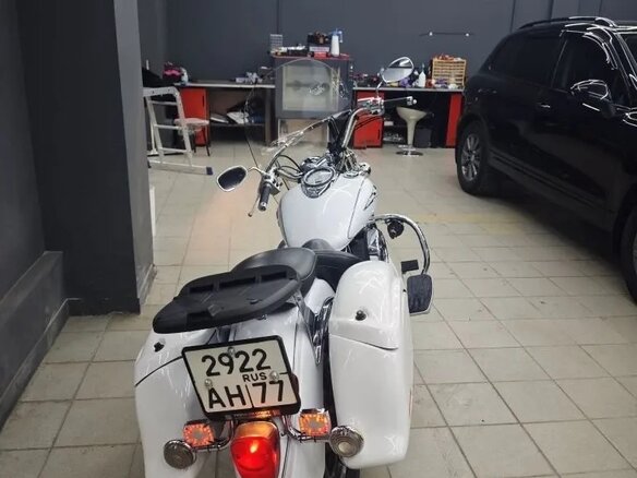 2004 Yamaha XVS1100, белый, 550000 рублей - вид 7