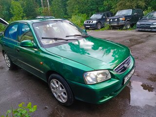 2003 Hyundai Accent ТагАЗ II, зелёный, 185000 рублей, вид 4