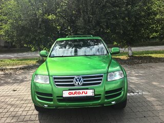 2006 Volkswagen Touareg I, зелёный, 1277777 рублей, вид 2