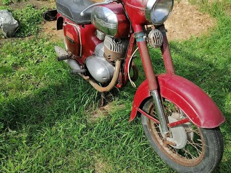 1963 Jawa 250, красный, 185000 рублей, вид 2