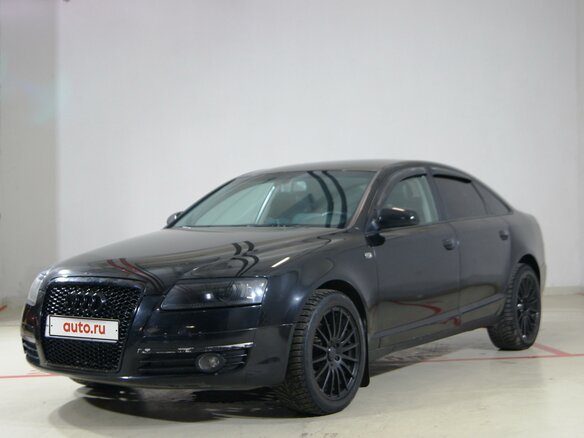 2005 Audi A6 III (C6), чёрный