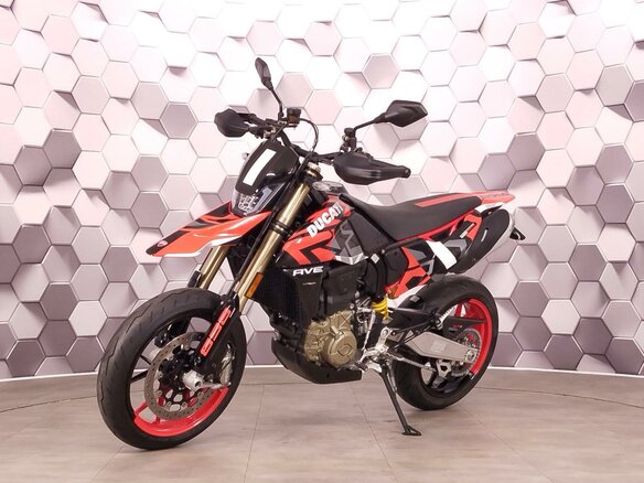 2024 Ducati Hypermotard, красный - вид 1