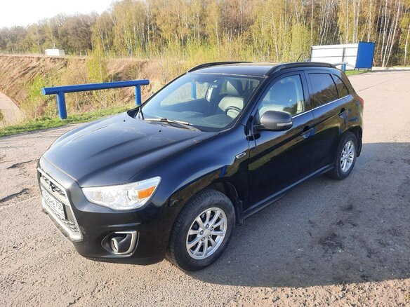 2014 Mitsubishi ASX I Рестайлинг, чёрный, 1242000 рублей - вид 2
