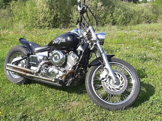 2003 Yamaha XVS400 Drag Star, чёрный, 350000 рублей, вид 5
