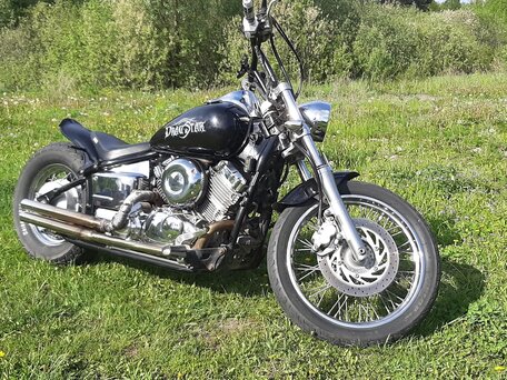 2003 Yamaha XVS400 Drag Star, чёрный, 350000 рублей, вид 5
