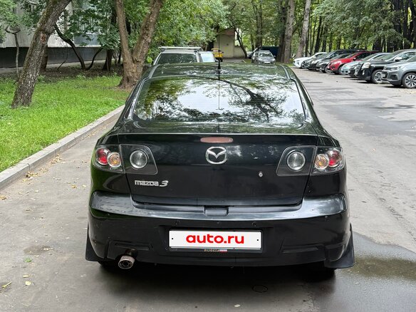 2006 Mazda 3 I (BK) Рестайлинг, чёрный, 360000 рублей - вид 4
