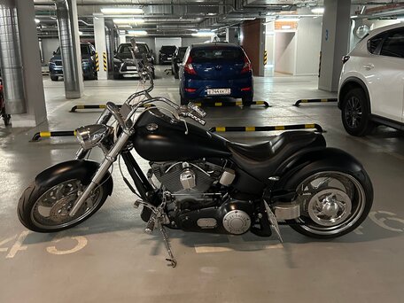 2003 Harley-Davidson Fat Boy, чёрный, 900000 рублей, вид 1