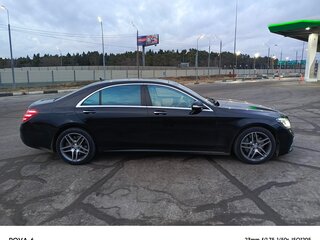 2019 Mercedes-Benz S-Класс 560 VI (W222, C217) Рестайлинг, чёрный, 3699000 рублей, вид 4