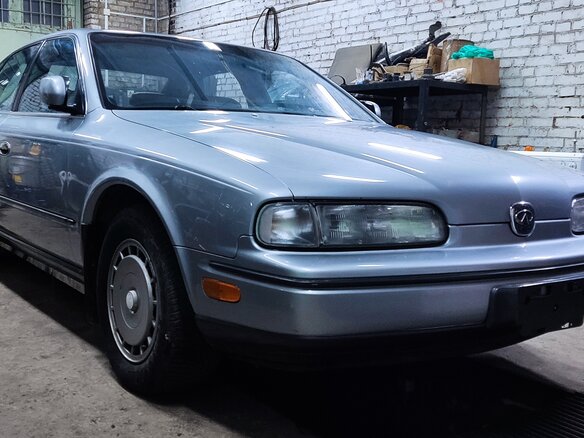 1990 Infiniti Q45 I, серый, 1200000 рублей - вид 6