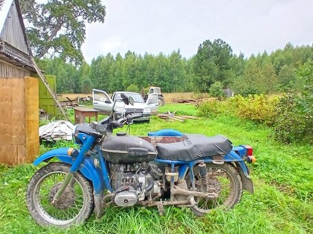 1986 Урал M-61, синий, 40000 рублей, вид 2