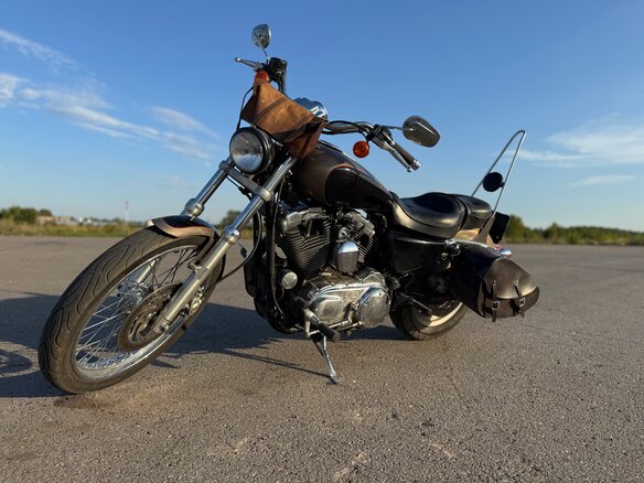 2004 Harley-Davidson Sportster 1200, чёрный, 600000 рублей - вид 3