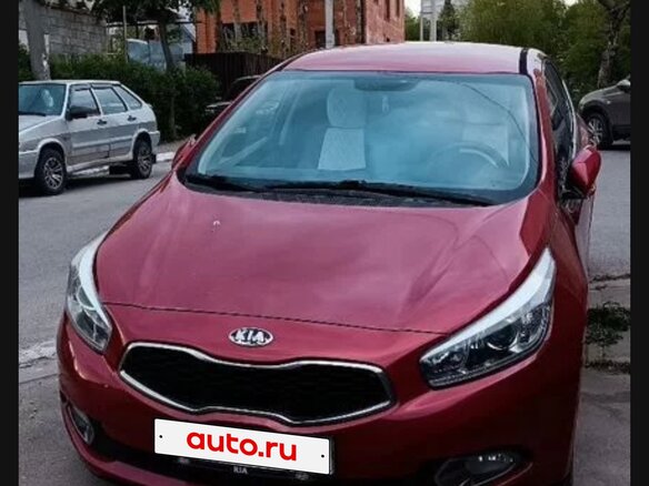 2013 Kia Ceed II, красный, 1150000 рублей
