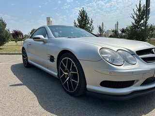 2002 Mercedes-Benz SL-Класс 500 5-speed V (R230), серебристый, 2000000 рублей, вид 3