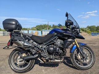 2012 Triumph Tiger 800, синий, 695000 рублей, вид 4