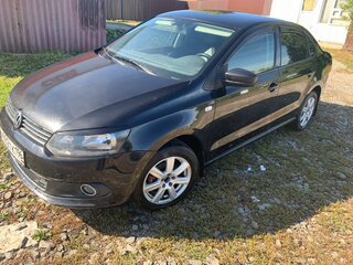 2012 Volkswagen Polo V, чёрный, 530000 рублей, вид 1