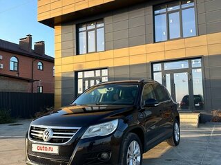 2008 Volkswagen Tiguan I, чёрный, 730000 рублей, вид 1