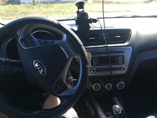 2016 Kia Rio III Рестайлинг, коричневый, 930000 рублей, вид 5