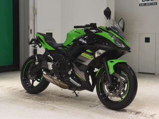 2019 Kawasaki Ninja 650, зелёный, 750000 рублей, вид 1
