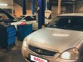 2007 Lada (ВАЗ) Priora I, серебристый, 215000 рублей