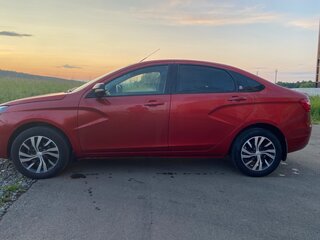 2016 Lada (ВАЗ) Vesta I, красный, 750000 рублей, вид 5