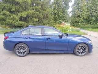 2021 BMW 3 серии 318d VII (G2x), синий, 3220000 рублей, вид 4