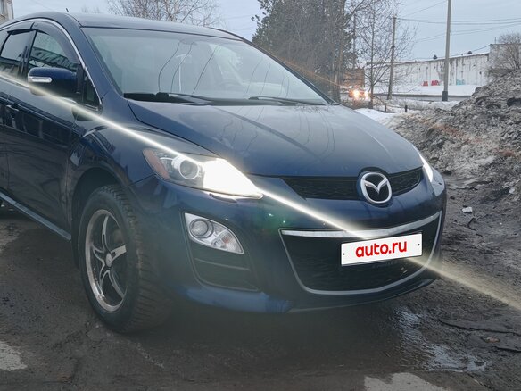 2011 Mazda CX-7 I Рестайлинг, синий, 1050000 рублей - вид 12
